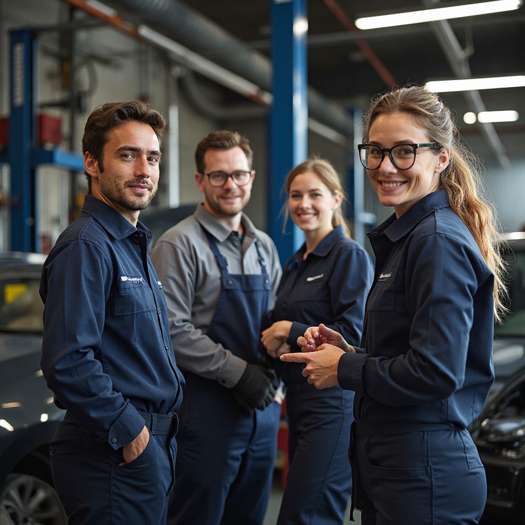 Ekipɛ na biso ya ba-mécaniciens mpe ba-techniciens oyo bayebi